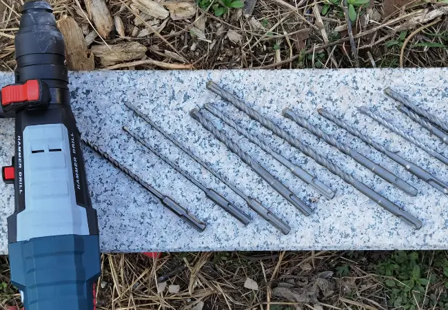 7pcs sand blasted u flute carbide tipped masonry drill bit set in pvc bag for concrete brick masonry drilling 11