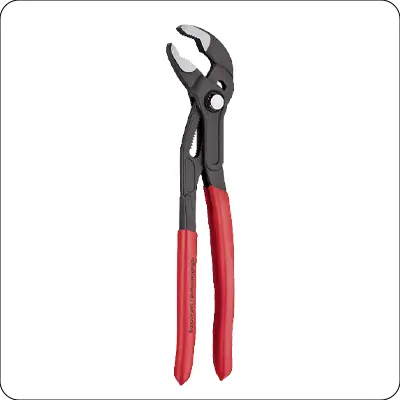 8 inch water pump plier straight jaw pliers with cushion grip 1.7 inch jaw capacity