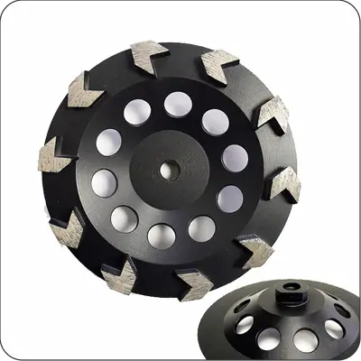 diamond grinding cup wheel arrow shape