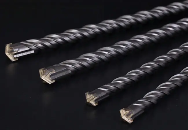s4 flute carbide cross head tip sds max hammer drill bit for concrete hard stone marble rock drilling 1