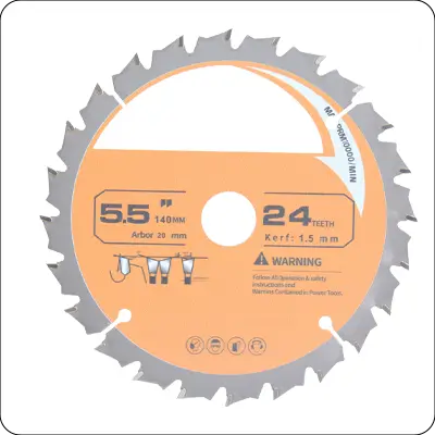 5.5 Inch 24 Teeth Circular Saw Blade Manufacturer for Pressure Treated Wood