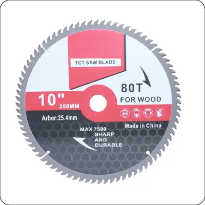 10 Inch 80 Teeth Best Blade for Circular Saw Supplier to Cut Wood