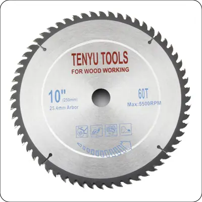 10 Inch 60 Teeth Carbides Circular Saw Blades Vendor for Wood Cutting