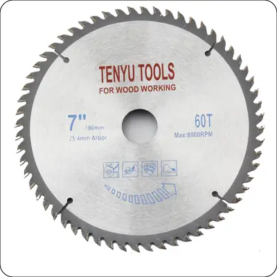 7 Inch 60 Teeth Carbide Wooden Circular Saw Blade Vendor