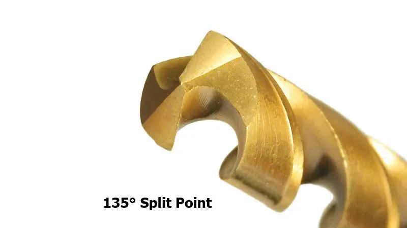 135° split point design