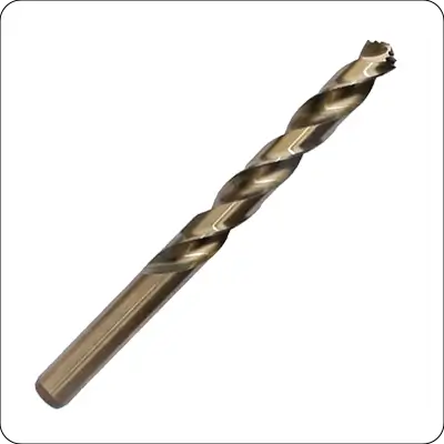 Forets en cobalt m42 co8% en 3 étapes pour métal dur inoxydable