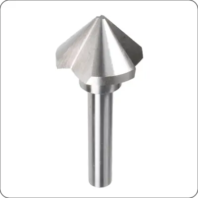 6.3 45mm hss 3 flute 120 degree chamfer countersink drill bits