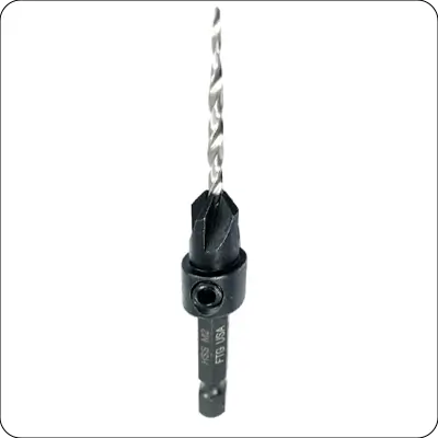 countersink drill bit set with tapered drill bit for woodworking