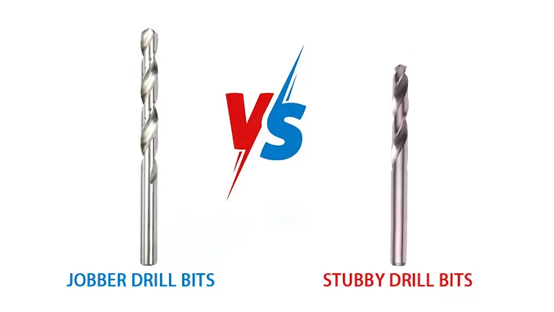 jobber drill bits vs stubby drill bits
