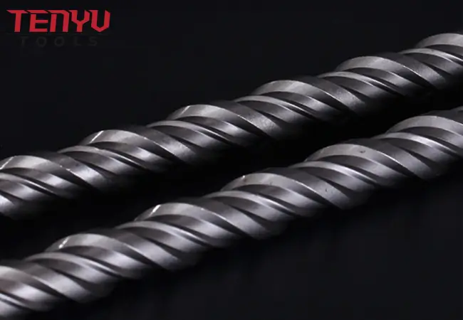 7pcs sds max rotary electric hammer carbide drill bit set with cross tip provides fast masonry drilling 1