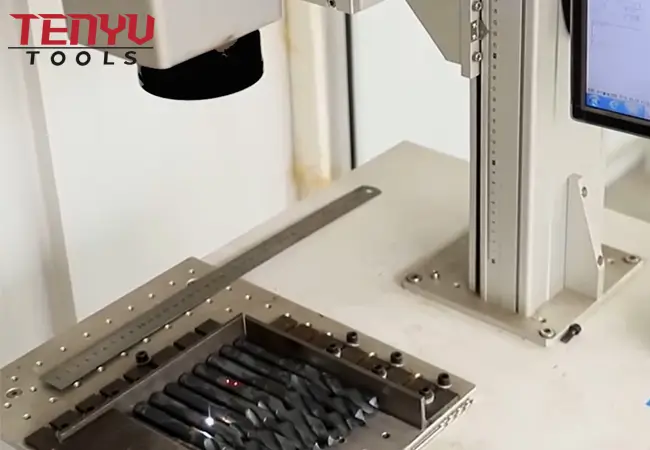 drill bits brand logo laser