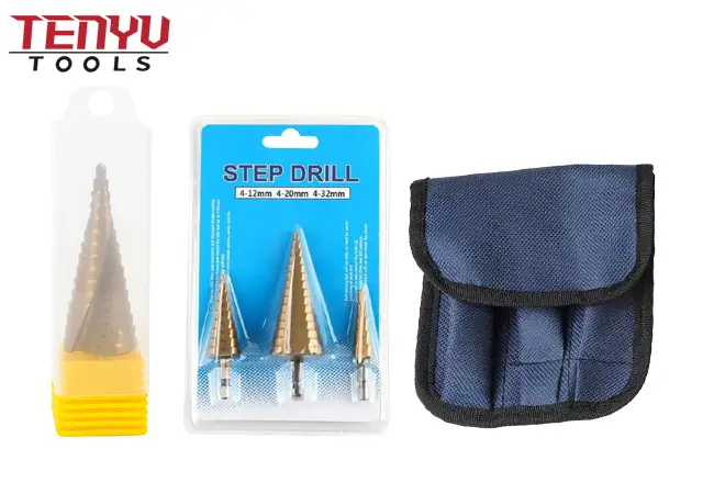 step drill bits package