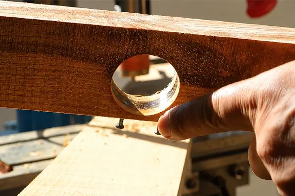 Bi-Metal Hole Saw Silky Cutting of Wood with Nails