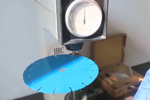 Diamond Blade Hardness Testing