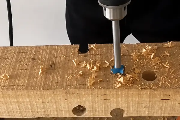 Extension Forstner Bit Used for Deep Wood drilling