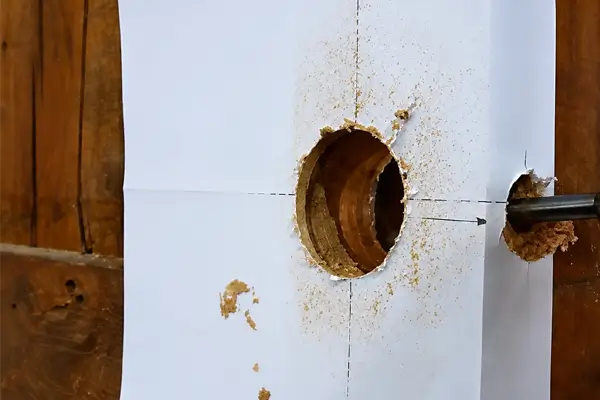 Forstner Bit Countersink Hole for Furniture