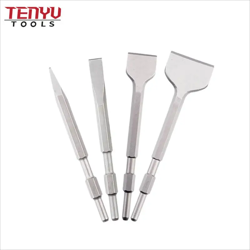 Hex Shank Point Flat Spade Chisel Hex Shank Point Flat Spade Chisel