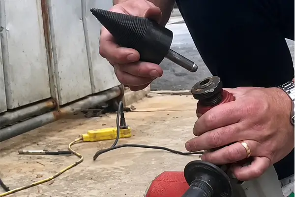 How to Install Wood Splitter Drill Bit on Electric Drill