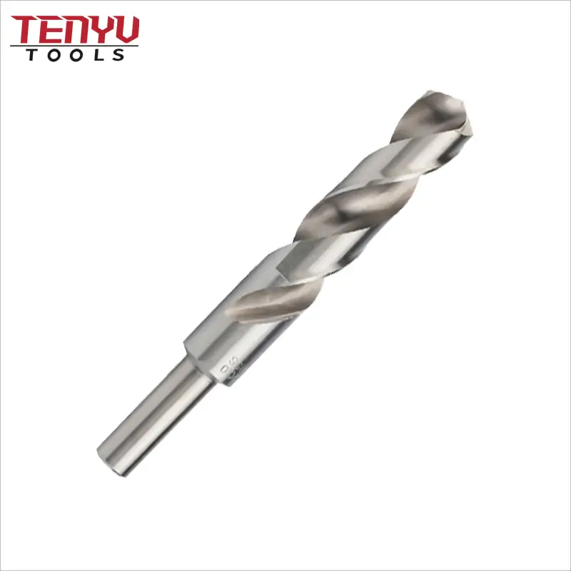 Reduced Shank Silver Drill Bit for Metal Stainless Steel Reduced Shank Silver Drill Bit for Metal Stainless Steel