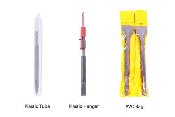 sds plus max point flat spade chisel packages