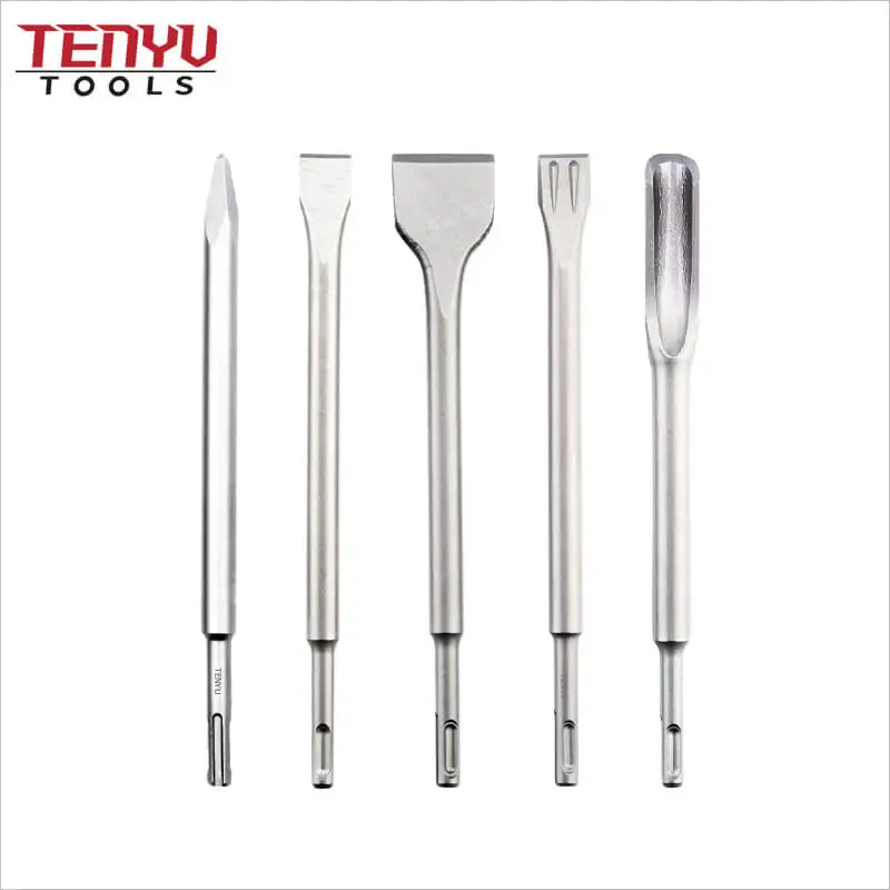 SDS Plus Shank Point Flat Spade Gouge Chisel SDS Plus Shank Point Flat Spade Gouge Chisel